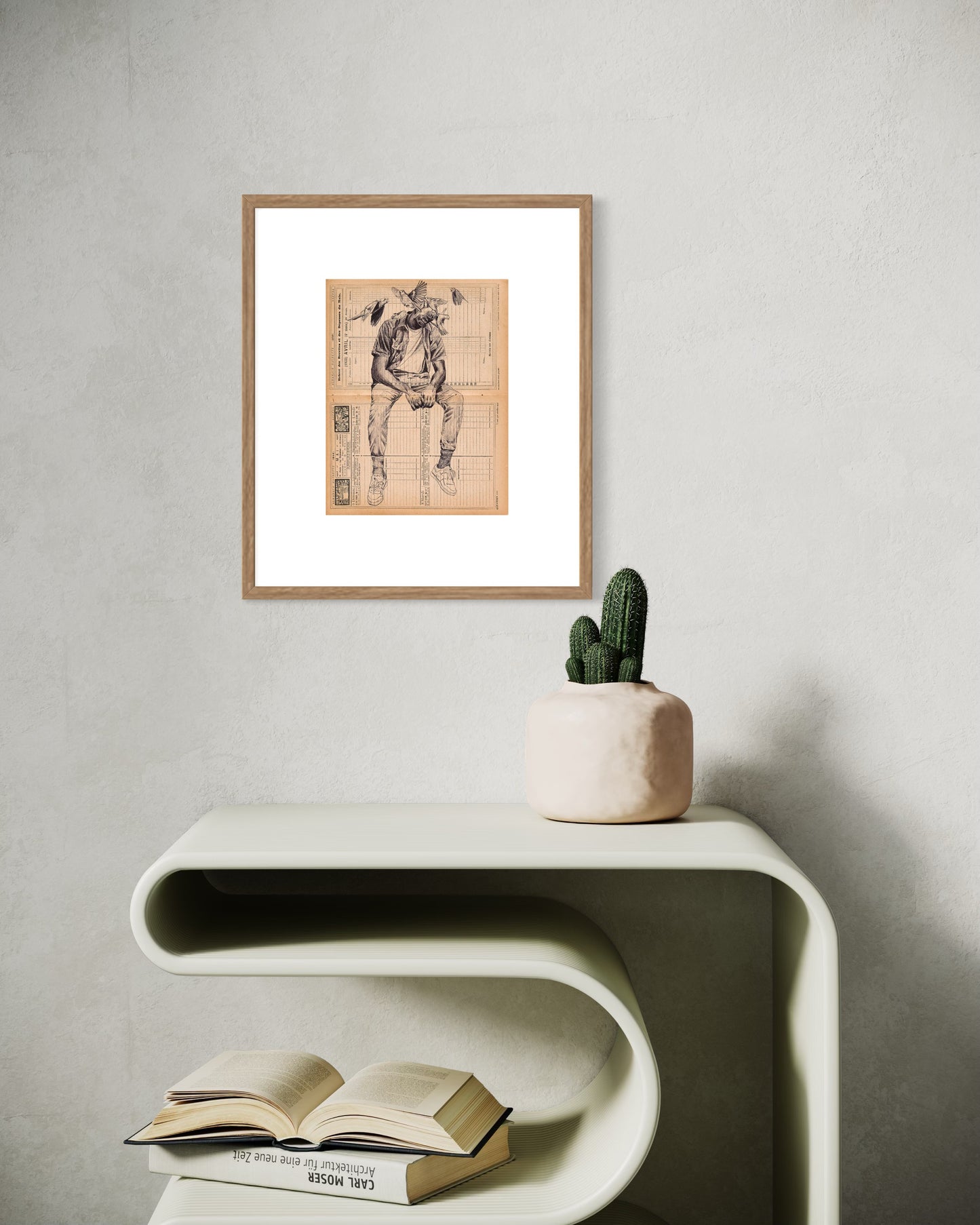 Pájaros en la cabeza print